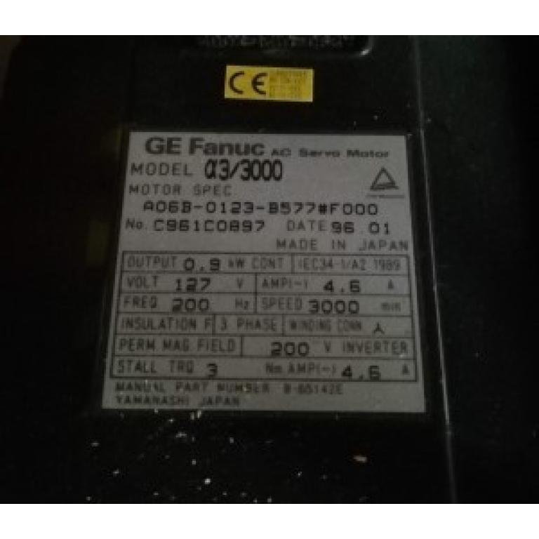 FANUC MOTOR ALPHA 3/3000