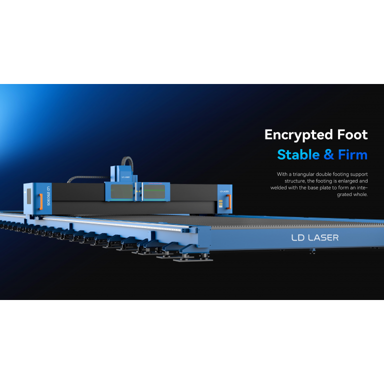LD-S fiber laser cutting machine for large formats